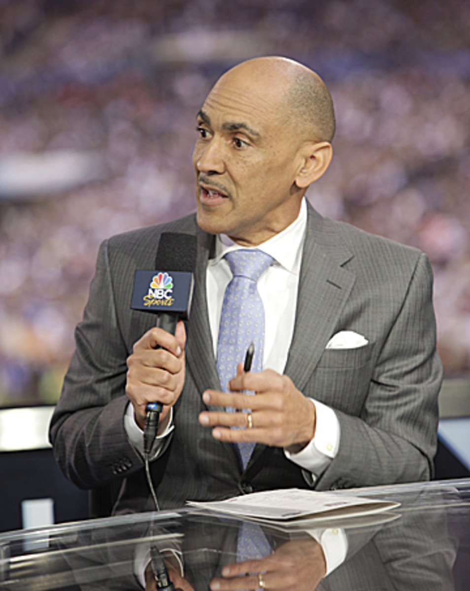 Tony Dungy's admission that he would not have drafted Michael Sam have not been well-received. (Ben Cohen/NBC/NBCU Photo Bank)