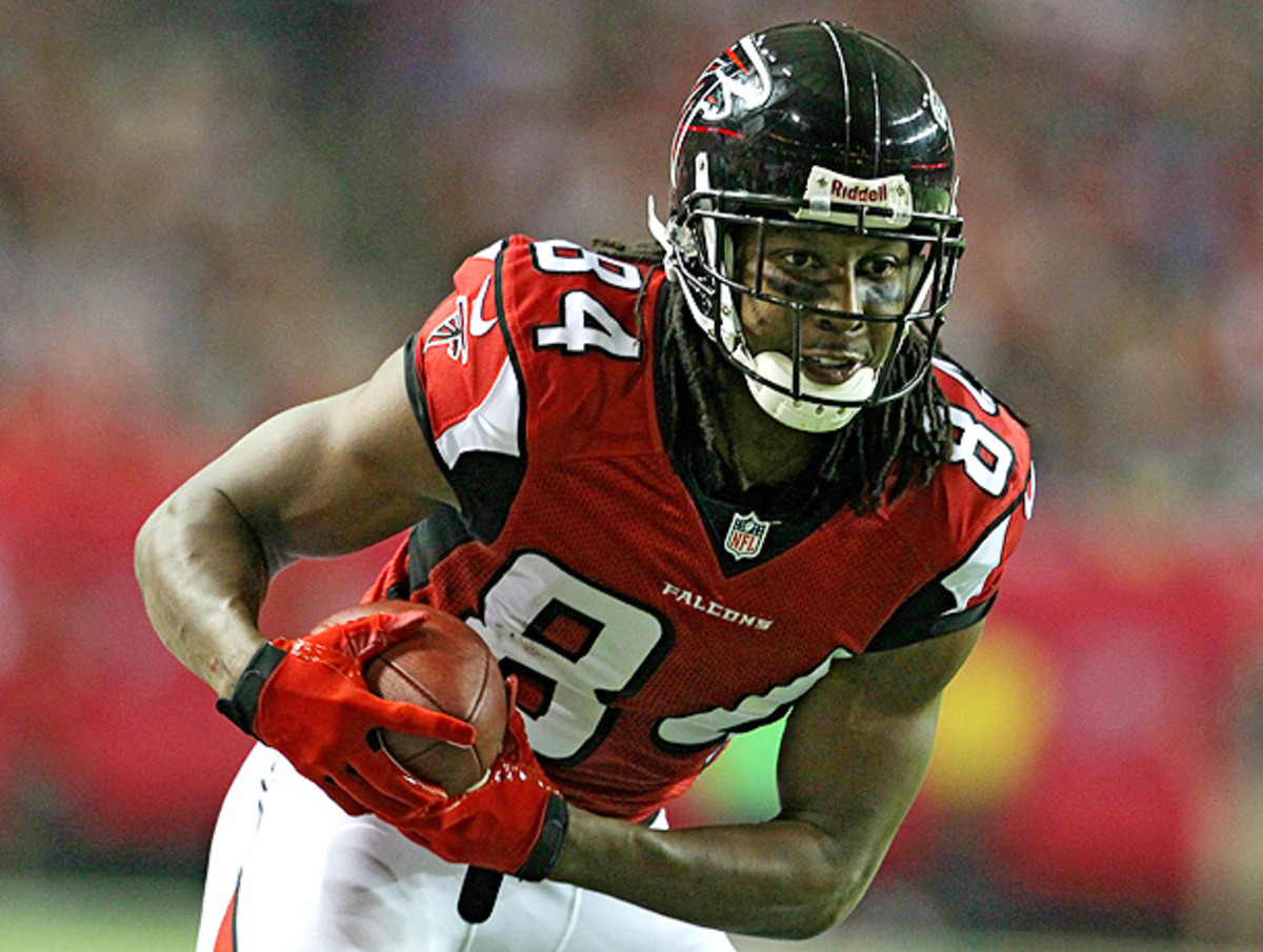 Roddy White has accumulated 685 receptions and 55 touchdowns in his nine years with the Falcons. (Todd Kirkland/Icon SMI)