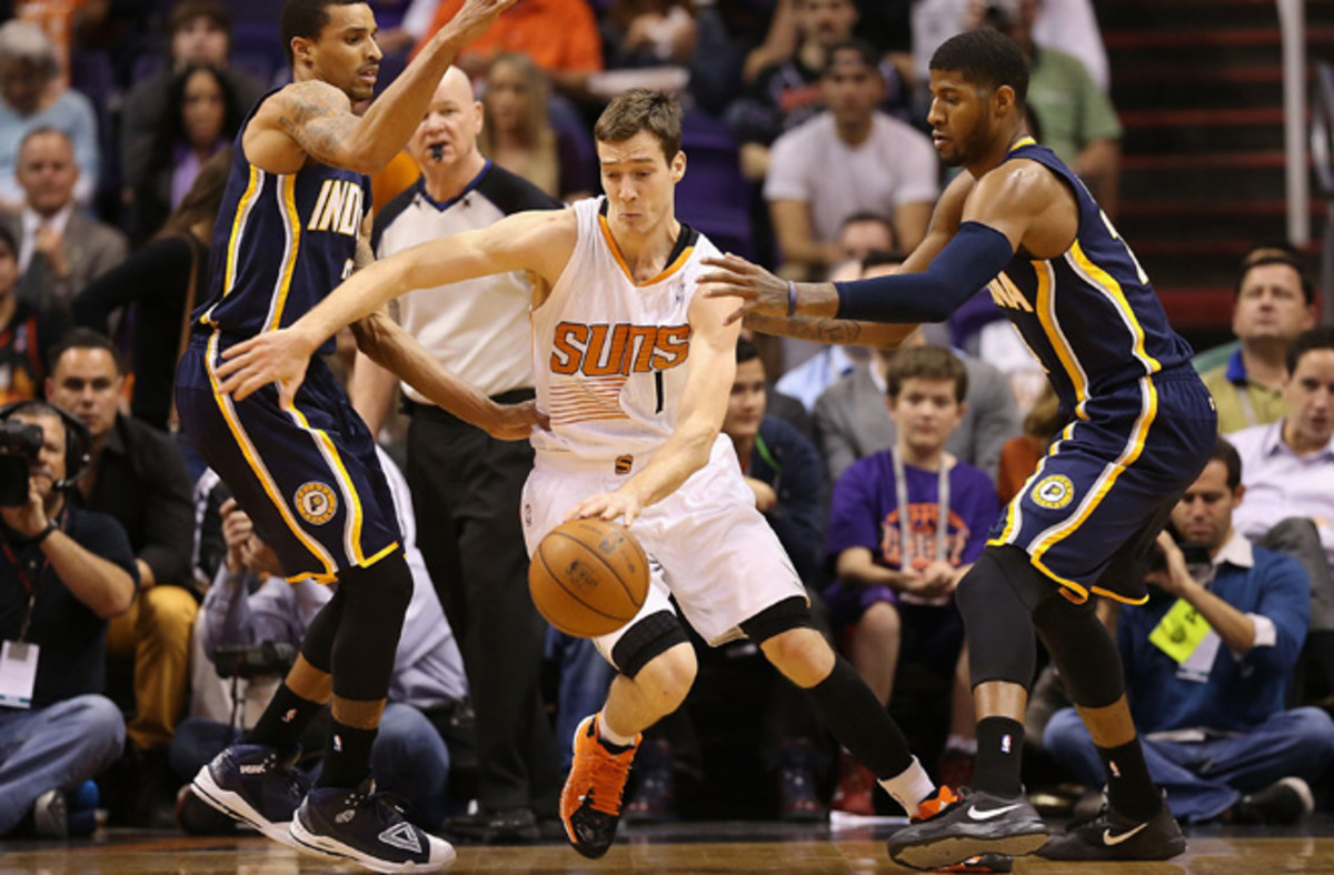 Goran Dragic (center) and the Phoenix Suns have been two of the NBA's biggest surprises this season.