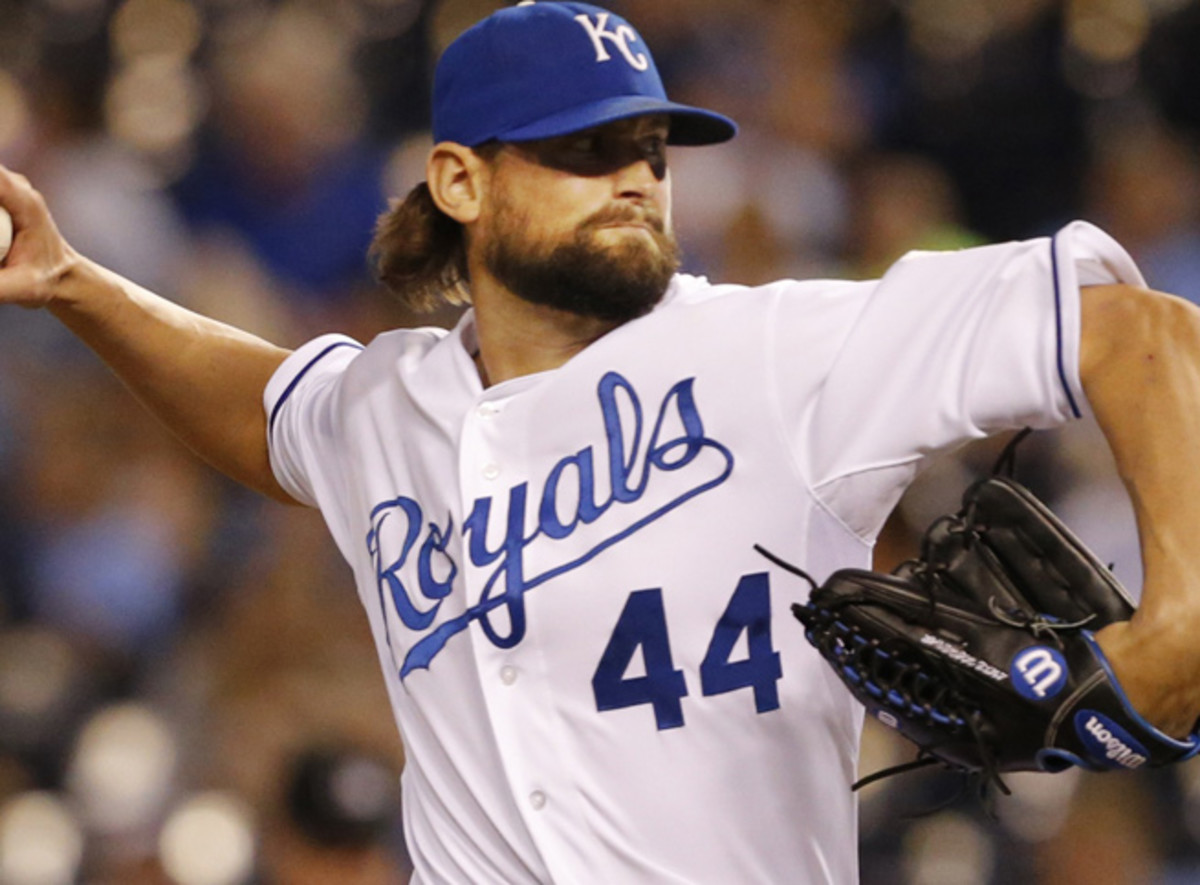 Luke Hochevar posted a 1.92 ERA in 70 1/3 innings out of the bullpen for Kansas City in 2013.