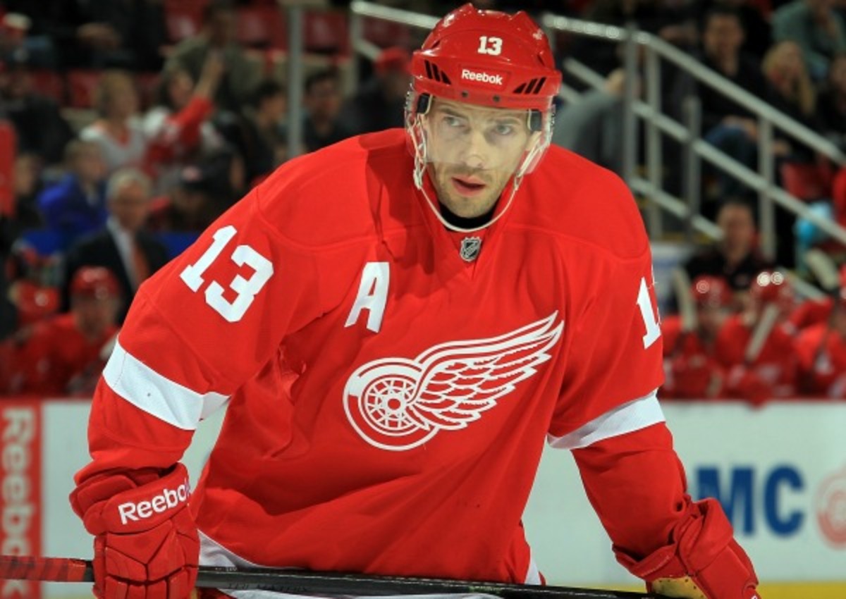 Pavel Datsyuk has played with a nagging knee injury. (Dave Reginek/NHL/Getty Images)