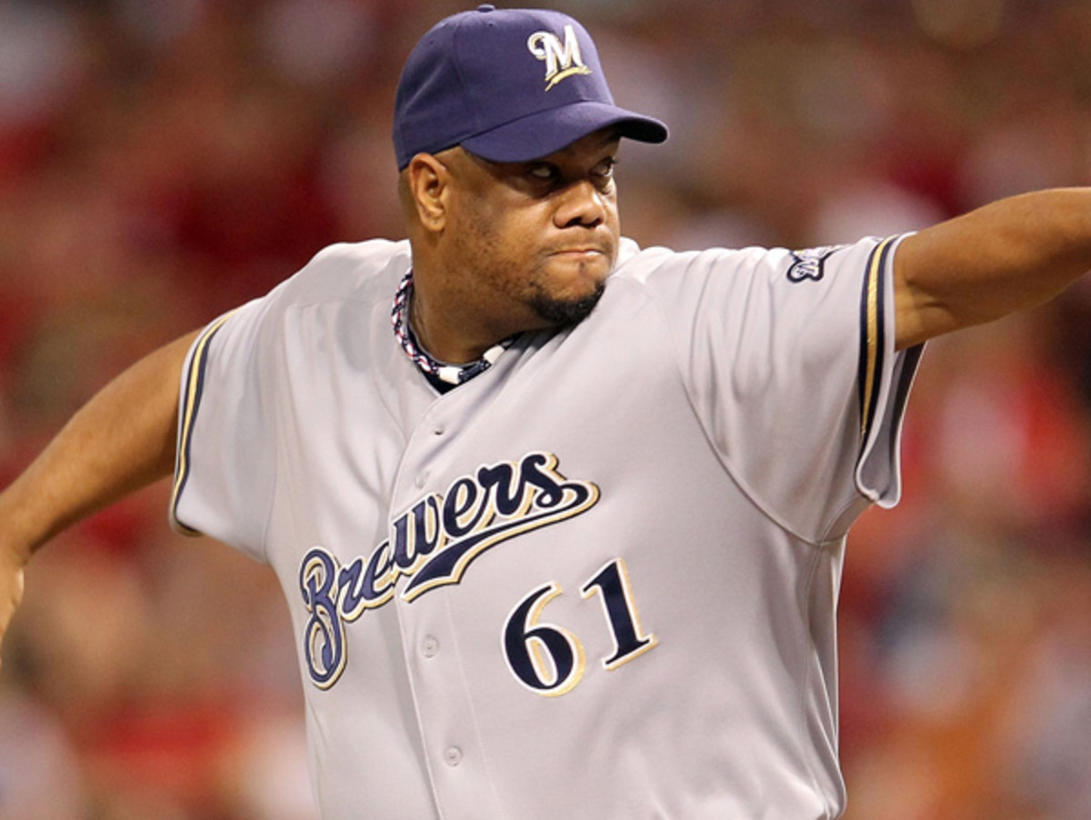 Livan Hernandez pitched for TK teams over his 17-year MLB career. (Andy Lyons/Getty Images)
