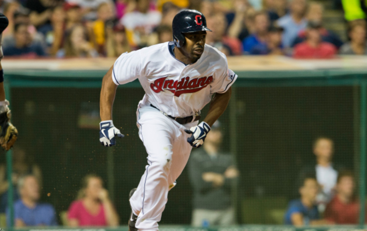Michael Bourn hit .263/.316/.360 with 23 stolen bases for the Indians last season. (Jason Miller/Getty Images)