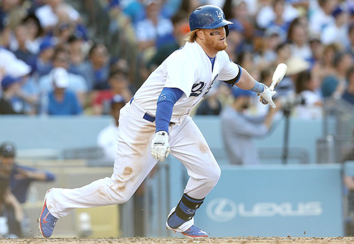 With his next homer this year, the typically light-hitting Justin Turner will tie his previous career-best season total of four, set in 2011.