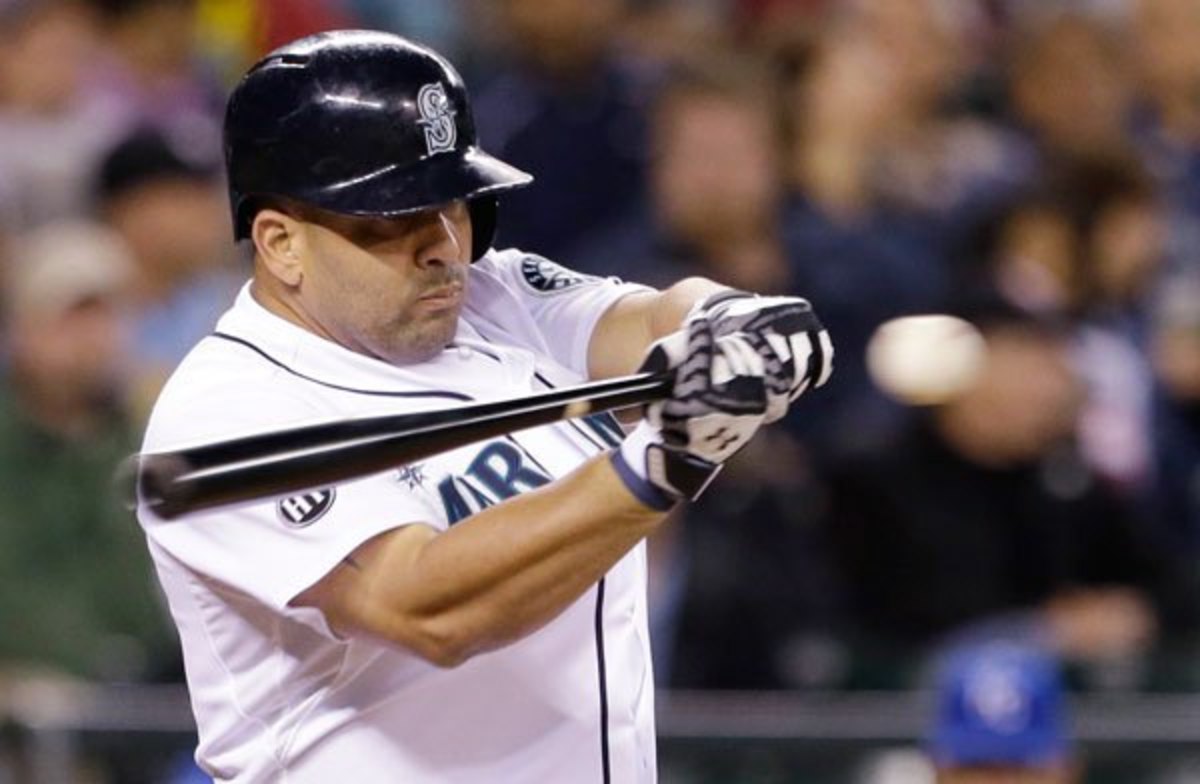 Kendrys Morales hit .277 with 23 home runs and 80 RBIs for Seattle in 2013. (Elaine Thompson/AP)