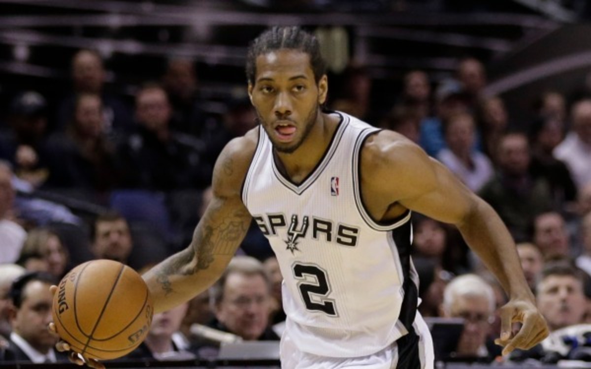 San Antonio Spurs forward Kawhi Leonard (AP Photo/Eric Gay) 