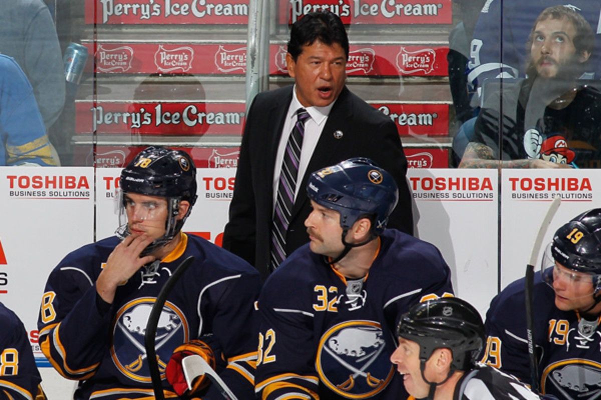 Ted Nolan's second stint in Buffalo will get at least a little bit longer. (Bill Wippert/NHLI via Getty Images)