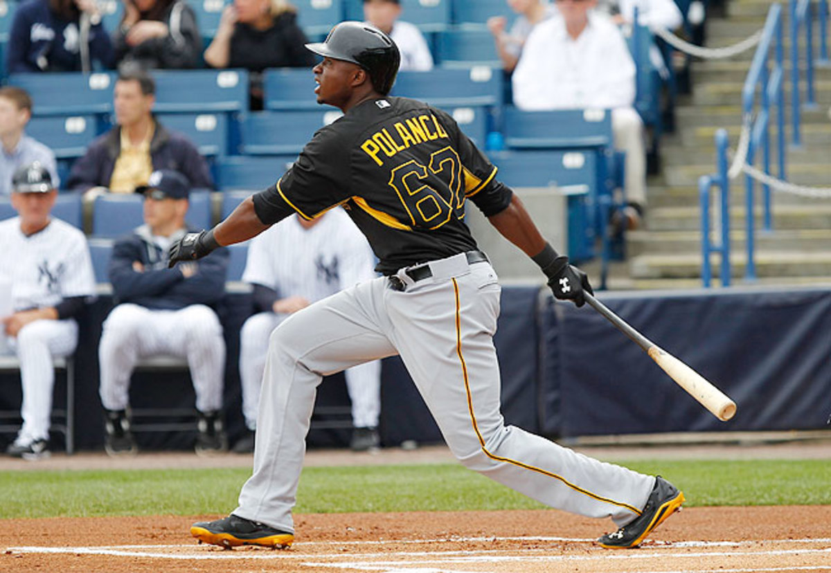 In 20 games at Triple A this season, Gregory Polanco is hitting .420/.460/.679 with four home runs.