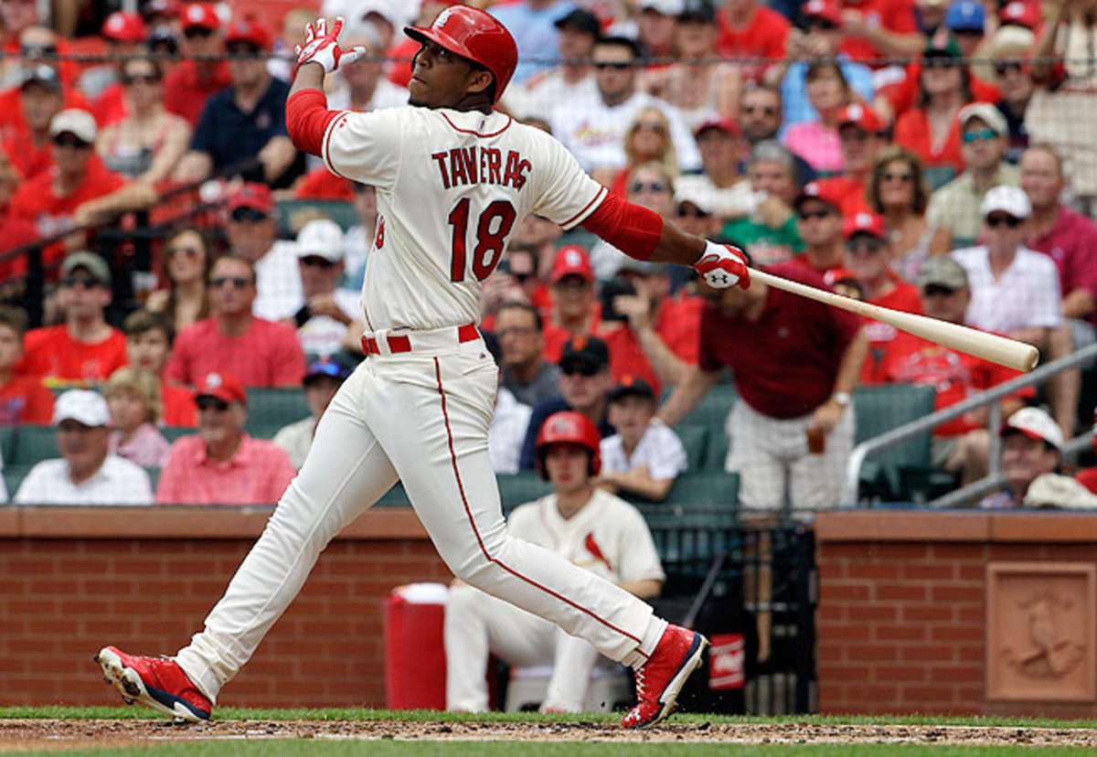 Oscar Taveras sent the hype machine into overdrive with a towering solo home run in his major league debut on Saturday.