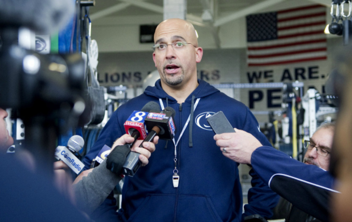 James Franklin was hired by Penn State, after head football coach Bill O'Brien returned to the NFL. (Centre Daily Time/Getty Images)
