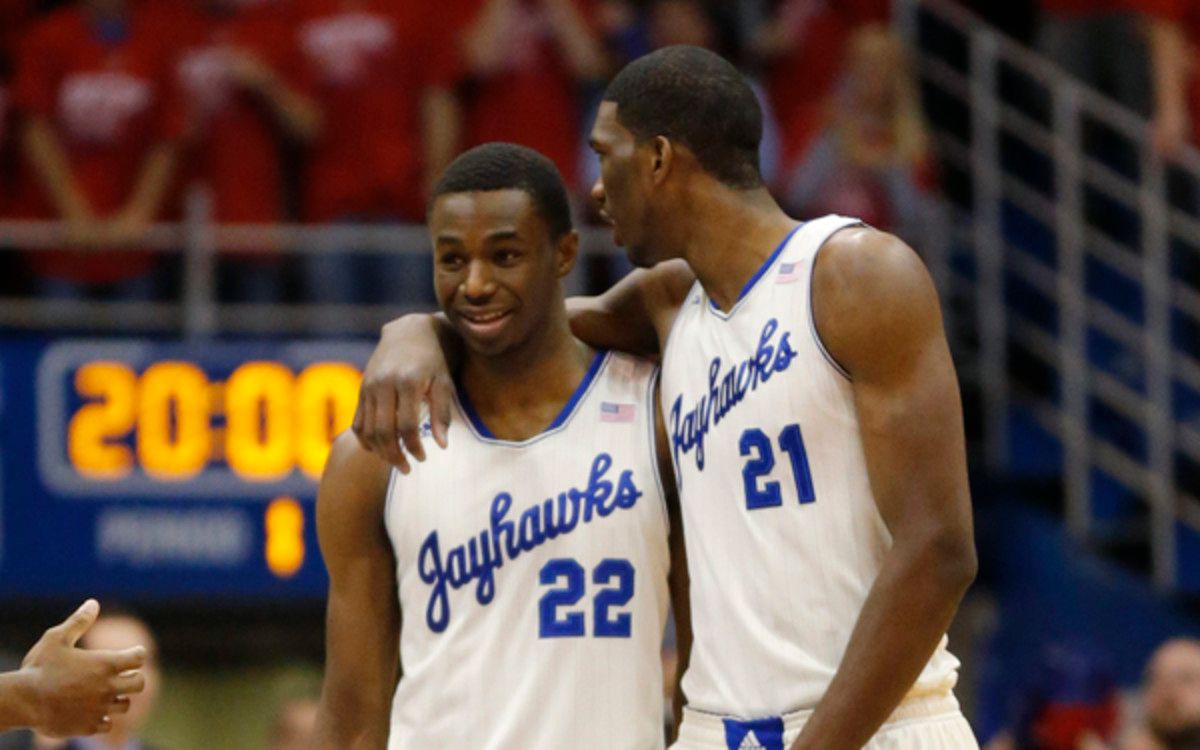 Andrew Wiggins, Joel Embiid(AP Photo/Orlin Wagner)