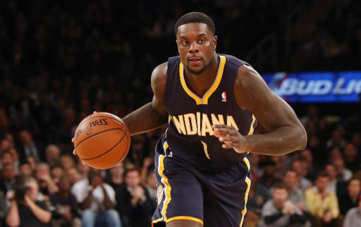 Lance Stephenson is averaging 13.9 points per game for the Pacers. (Bruce Bennett/Getty Images)