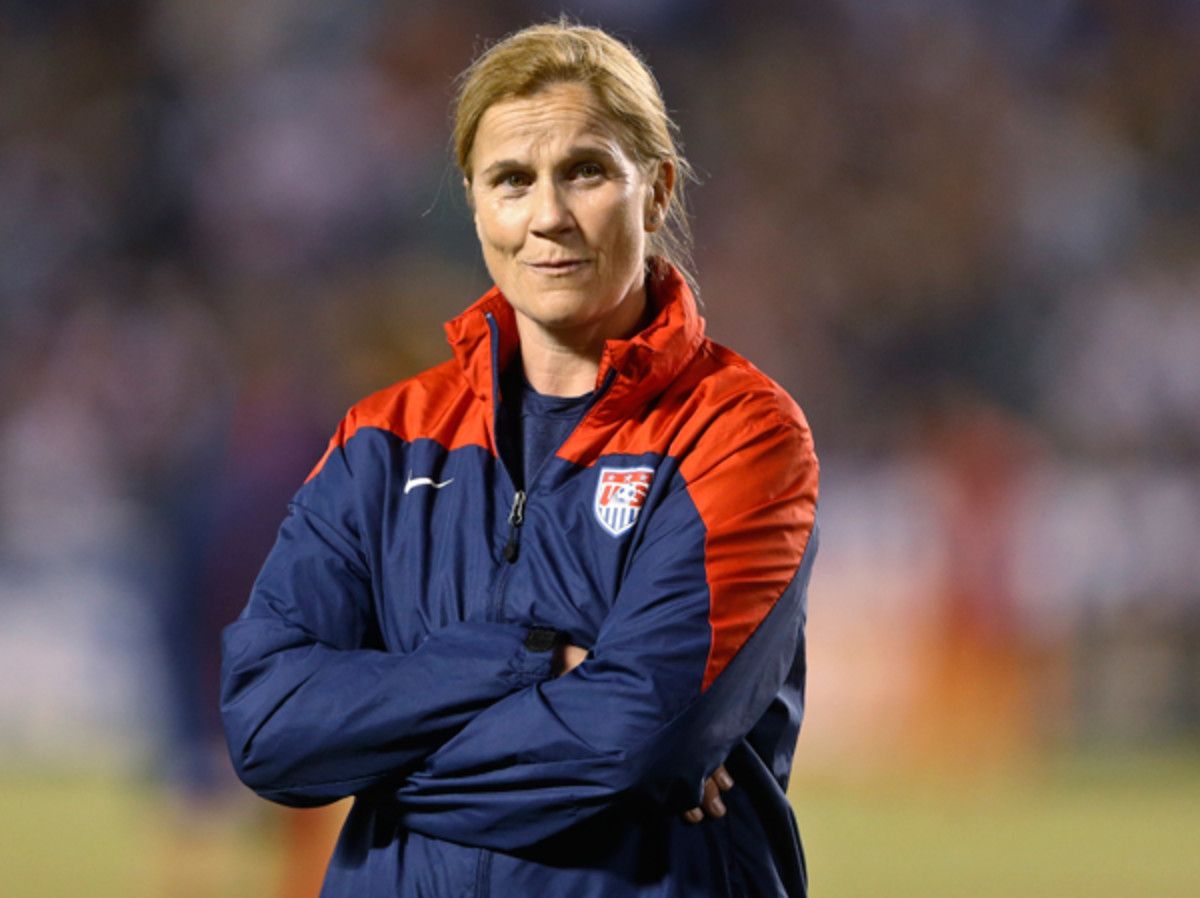 Jill Ellis has had the interim label removed and been named permanent manager of the U.S. women's national team. (Lenny Ignelzi/AP)