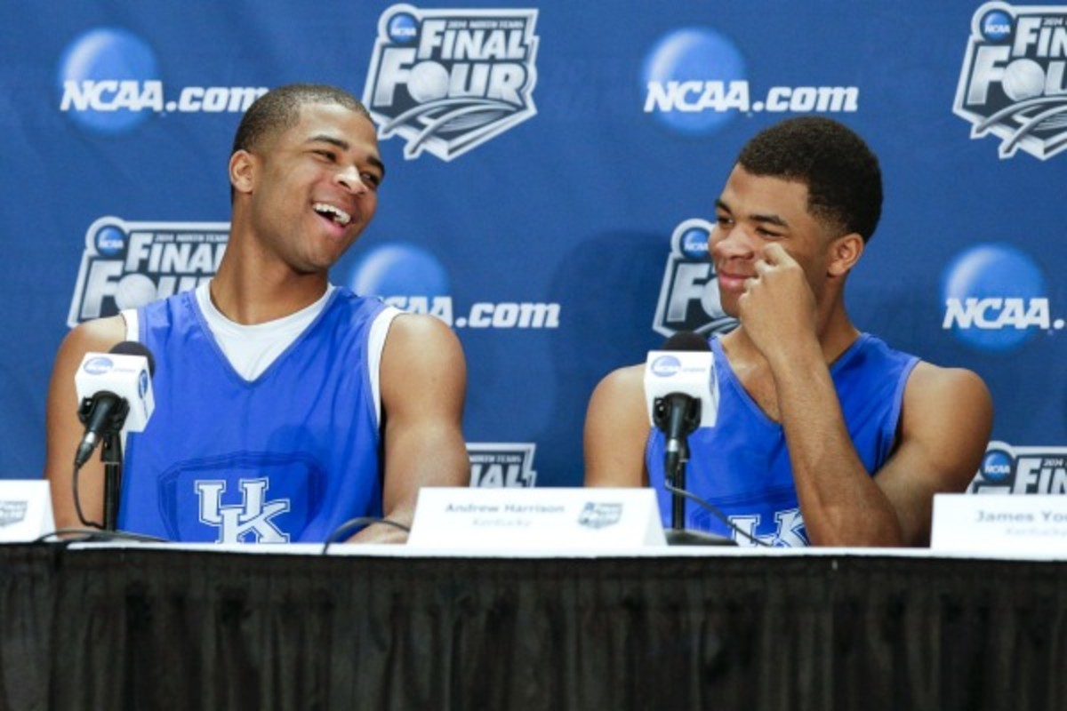 Aaron (left) and Andrew Harrison (Mark Cornelison/Getty Images)