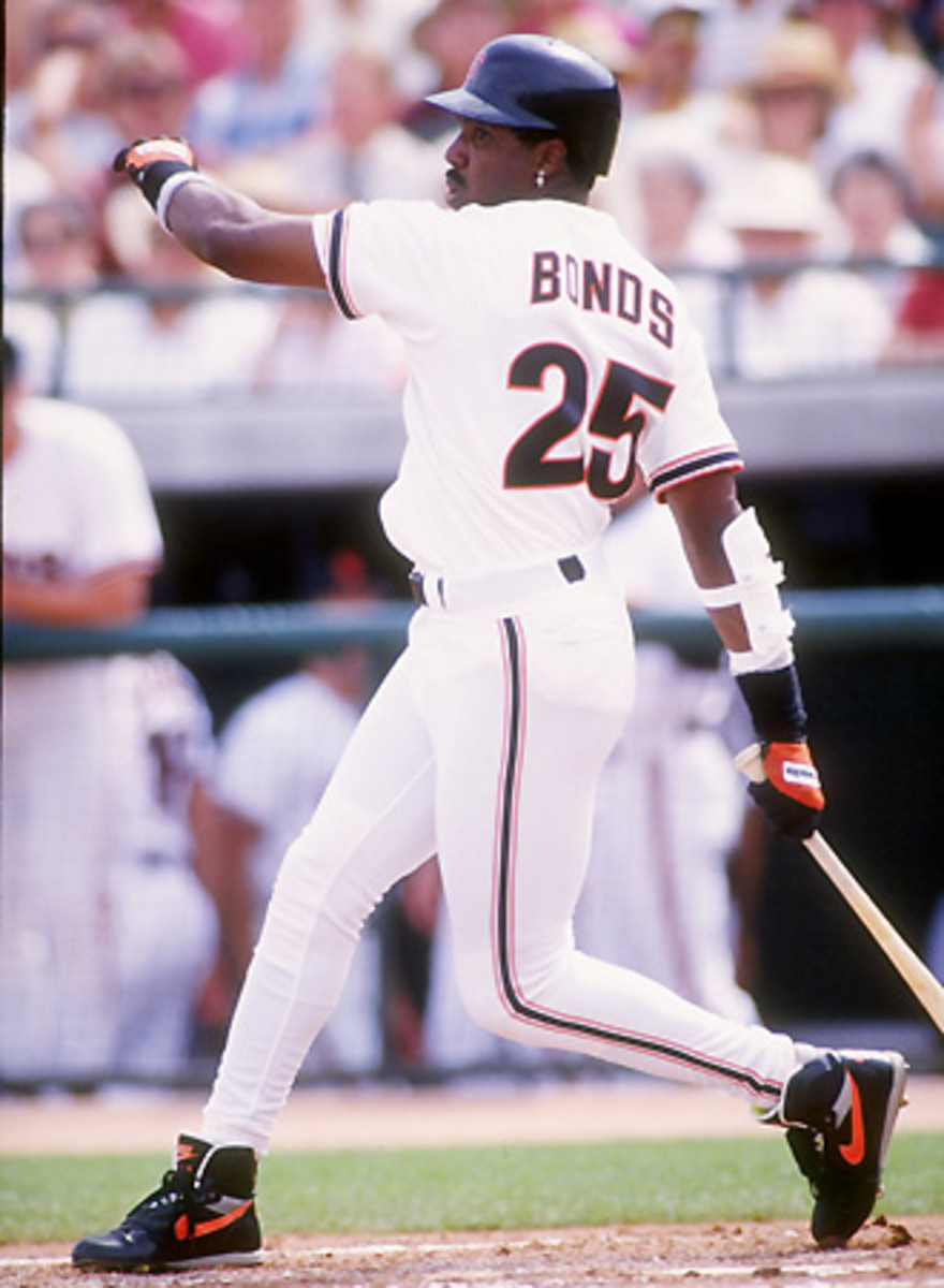 Barry Bonds won his third NL MVP award in four seasons in 1993, en route to a record seven he won in his 22-year career.