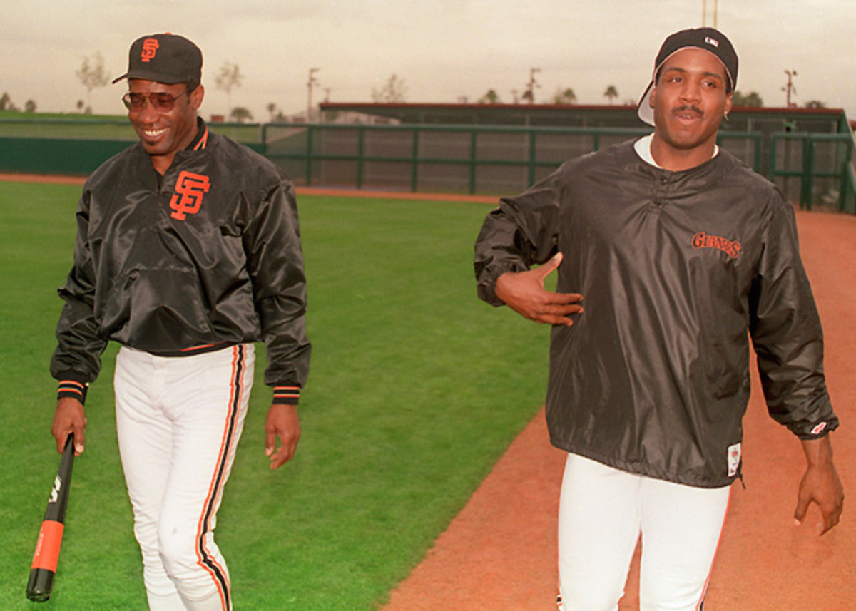 Even Barry's father Bobby Bonds (left) couldn't always explain his son's behavior.