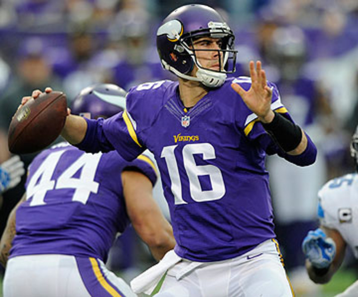 Matt Cassel gives the Vikes a reliable veteran while they groom a QB for the future. (Hannah Folsein/Getty Images)