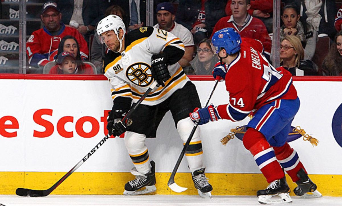 Jarome Iginla of the Boston Bruins