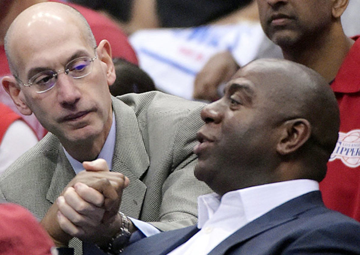 Adam Silver consulted many before ousting Donald Sterling, but he always had Magic on his mind. 