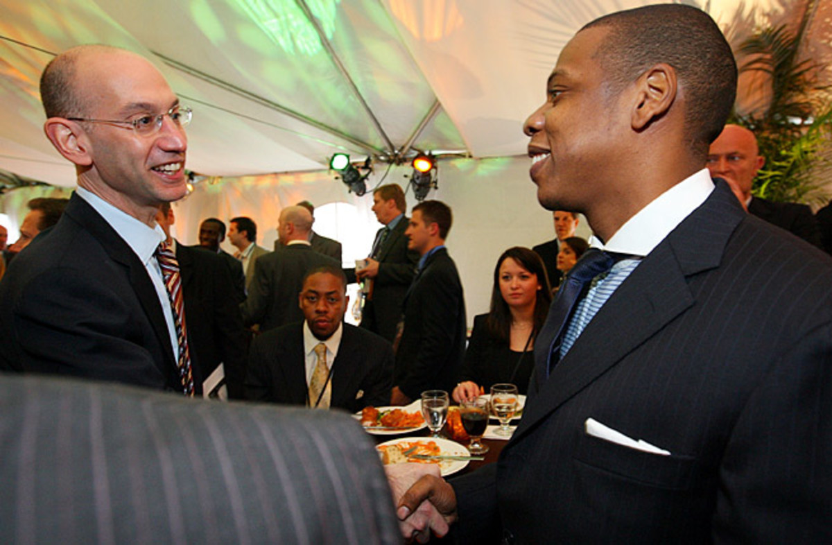 Though he loved the NBA as a teen, Adam Silver never dreamed he'd hobnob with the likes of Jay Z.
