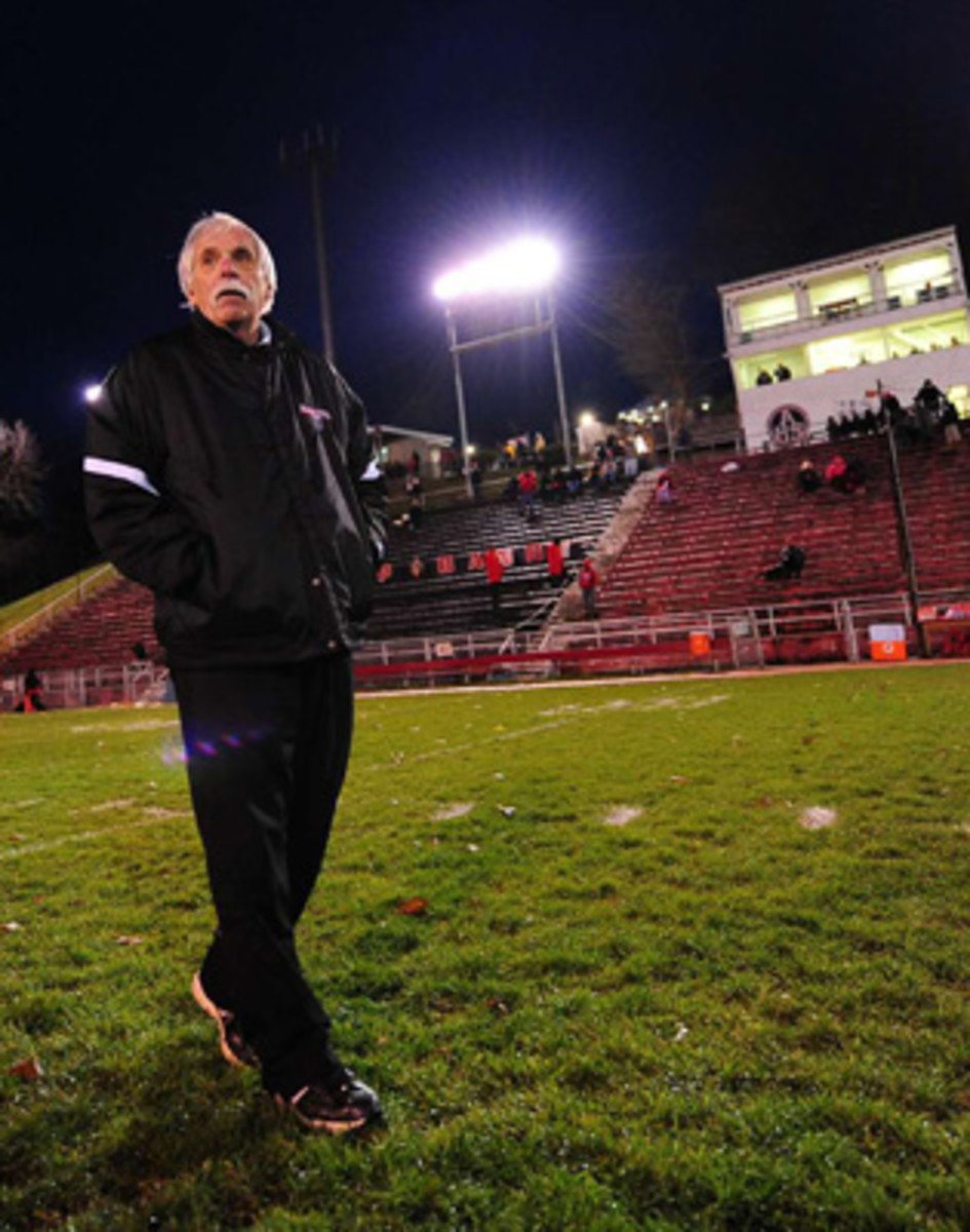 Mike Zmijanac never played a down of football, but he's the winningest coach in program history.