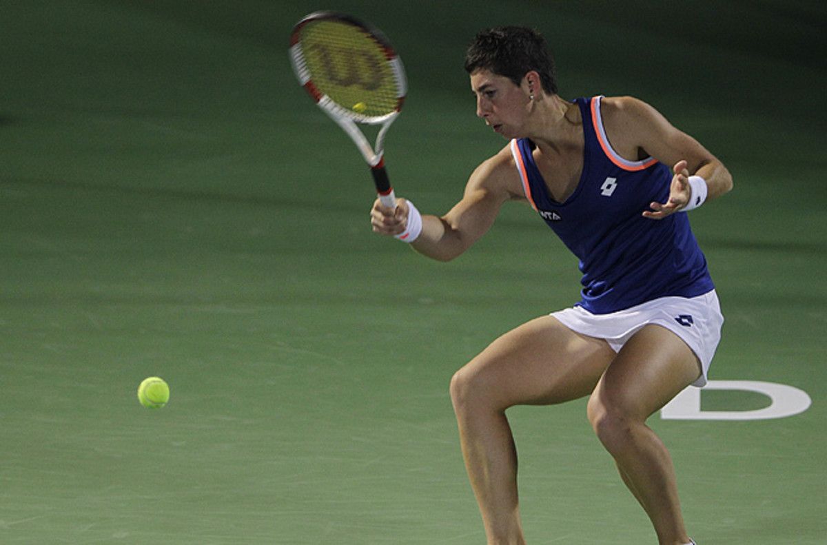 The 15th-ranked Carla Suarez Navarro will now play third-seeded Klara Zakopalova of the Czech Republic.