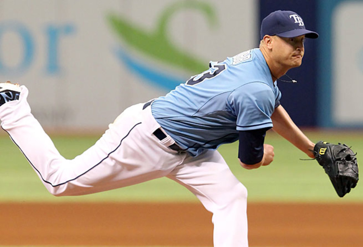 Alex Cobb is 1-4 with a 4.39 ERA and has made just seven starts this season for Tampa Bay because of an oblique injury.