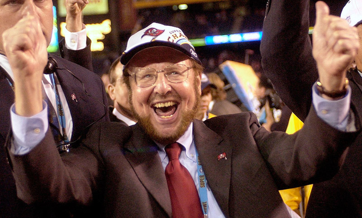 Under owner Malcolm Glazer, the Bucs won the first Super Bowl in franchise history in 2003. (Dave Martin/AP)