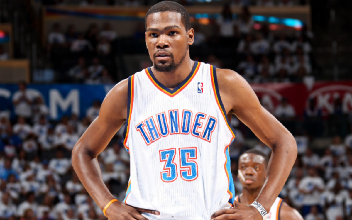 Thunder forward Kevin Durant officially signed with Roc Nation Sports. (Joe Murphy/Getty Images)