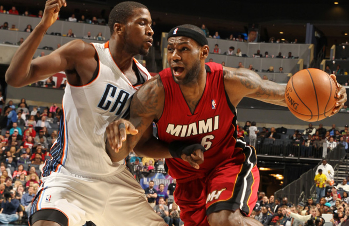 LeBron James scored a career-high 61 points against the Bobcats earlier this season.