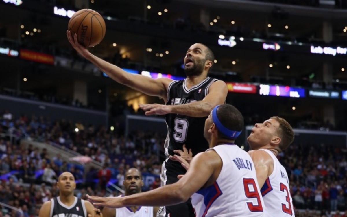 Spurs guard Tony Parker leads the team in scoring and assists this season. (Jeff Gross/Getty Images