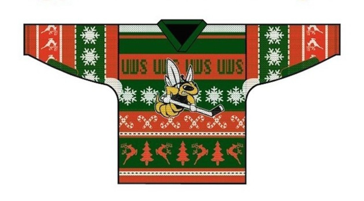 Iowa Wild Hockey Custom Ugly Christmas Sweater - BiShop - Tagotee