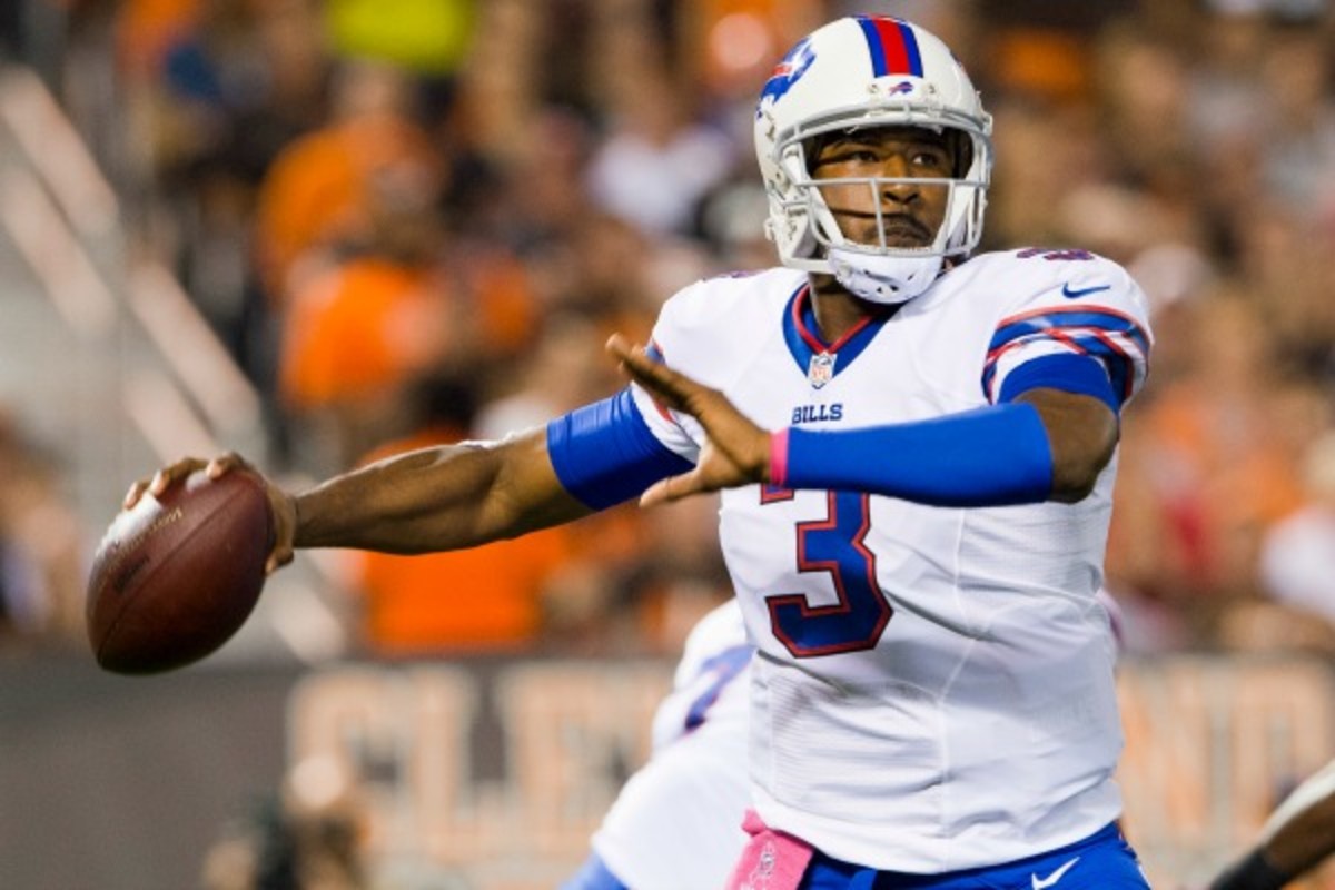 EJ Manuel missed ? games with a sprained LCL. (Jason Miller/Getty Images)