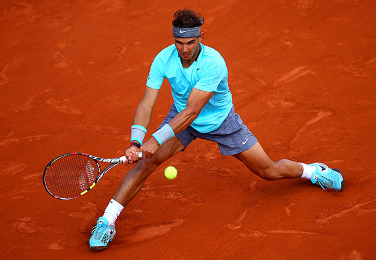 Rafael Nadal dropped his first set of the French Open against David Ferrer. (Dan Istitene/Getty Images)