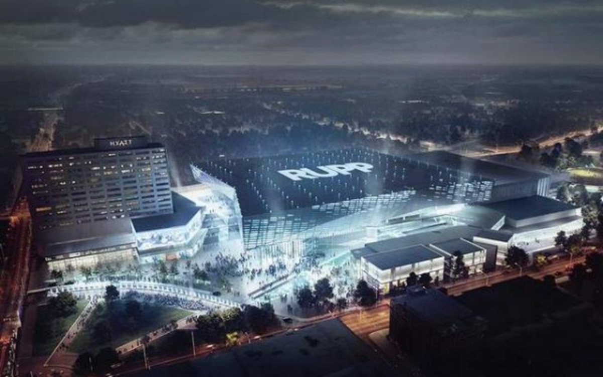 University of Kentucky's storied Rupp Arena will receive a $310 million facelift. (Photo by RuppDistrict.com)