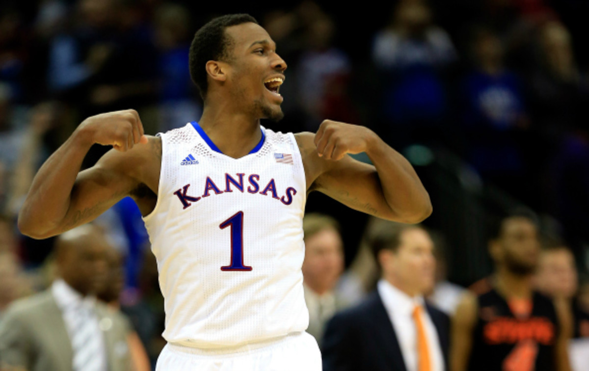 Wayne Selden averaged 9.7 ppg for the Jayhawks in his freshman season. (Jamie Squire/Getty Images)