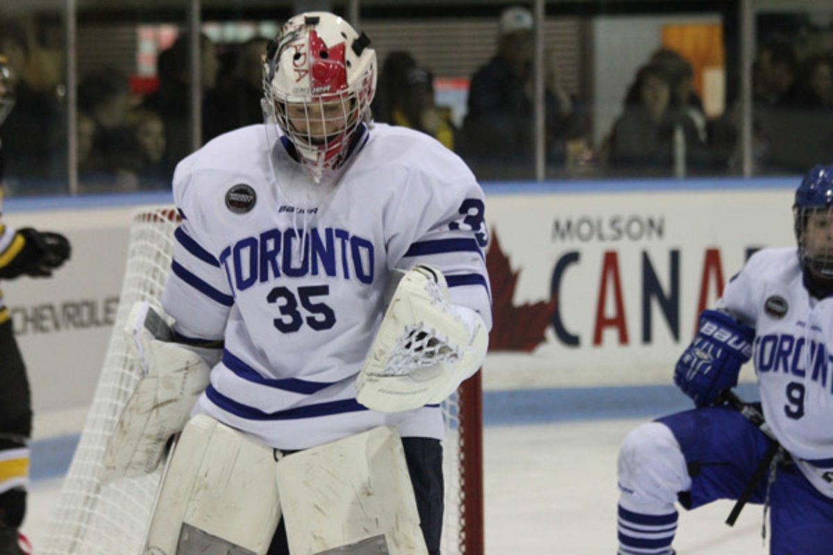 Christina Kessler was a stalwart in net, helping Toronto to its first-ever Clarkson Cup. (Meg Linehan/MegLinehan.com)