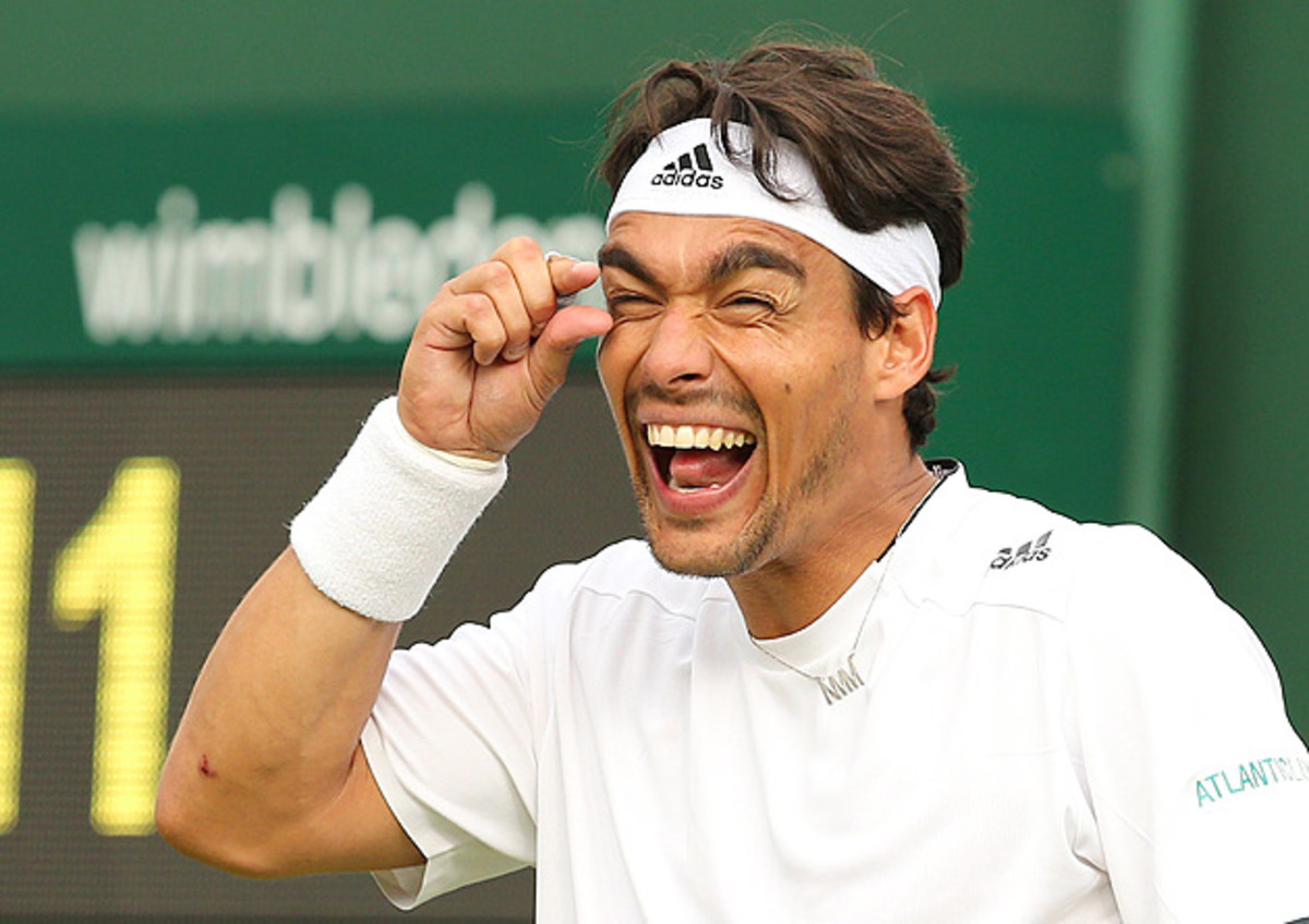 Needless to say, Fognini did not shake chair umpire James Keothavong's hand after the match.