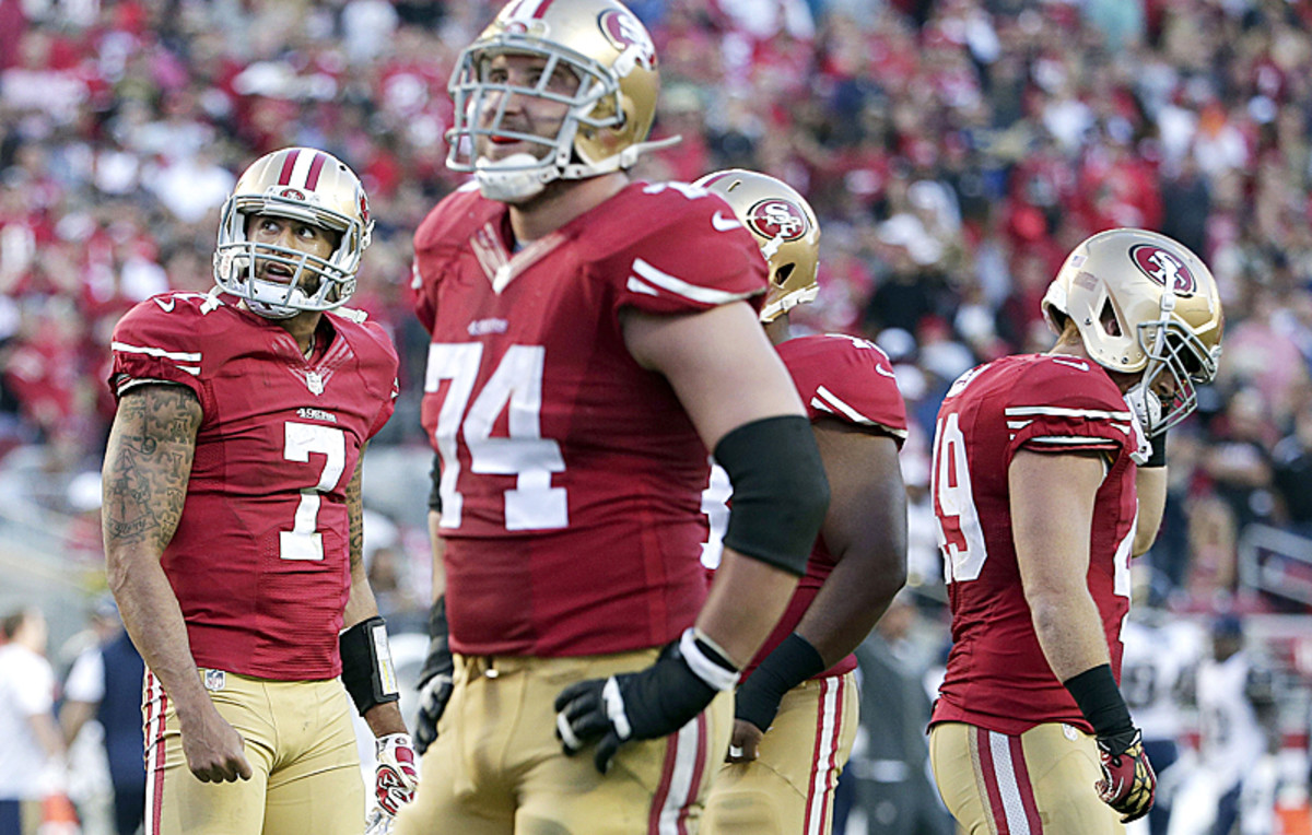 The Niners gave one away with a botched final series. (Marcio Jose Sanchez/AP)