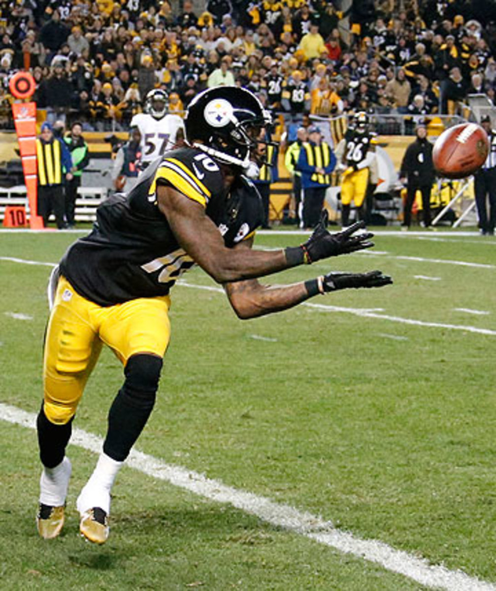 Martavis Bryant has been on the receiving end of four of Roethlisberger's 12 TD passes the past two weeks. (Gene Puskar/AP)