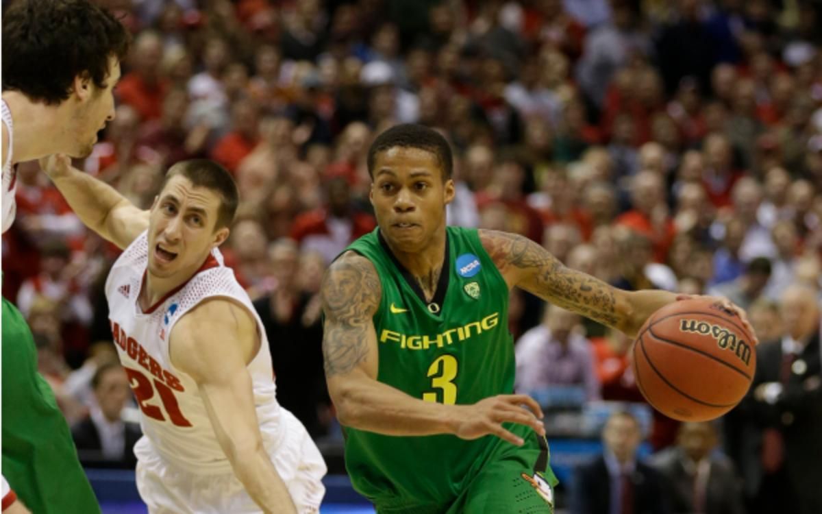 Oregon's Joseph Young only had four games this season in which he didn't score in double figures. (AP Photo/Jeffrey Phelps)