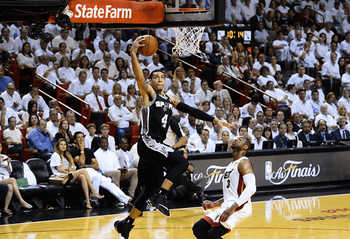 Danny Green made 7-of-8 shots and had 15 points on a record-setting night for the Spurs' offense.