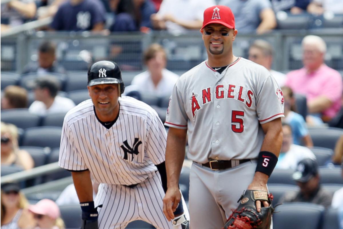Derek Jeter Albert Pujols (Jim McIsaac/Getty Images)