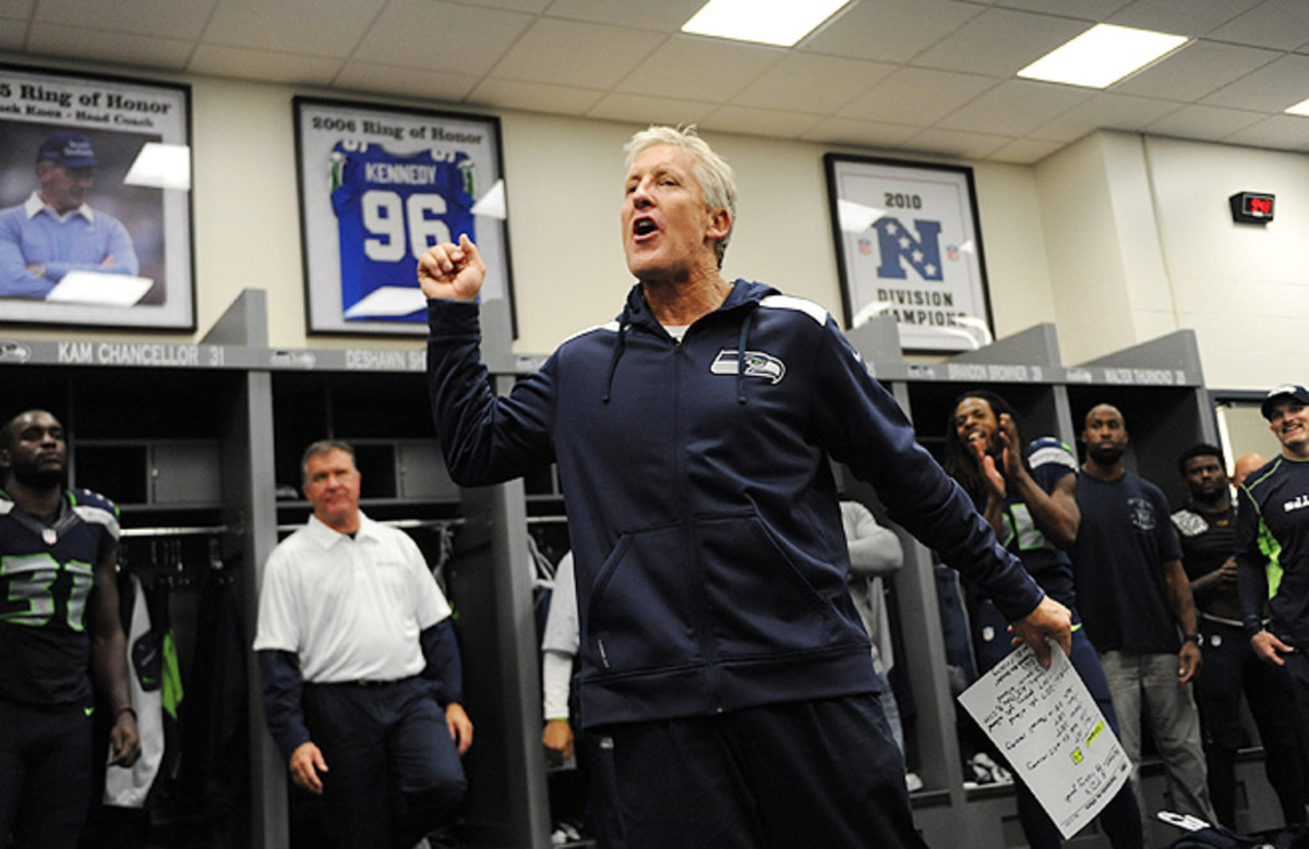 Pete Carroll has gone 38-26 -- and 4-2 in the postseason -- since becoming coach of the Seahawks in 2010.