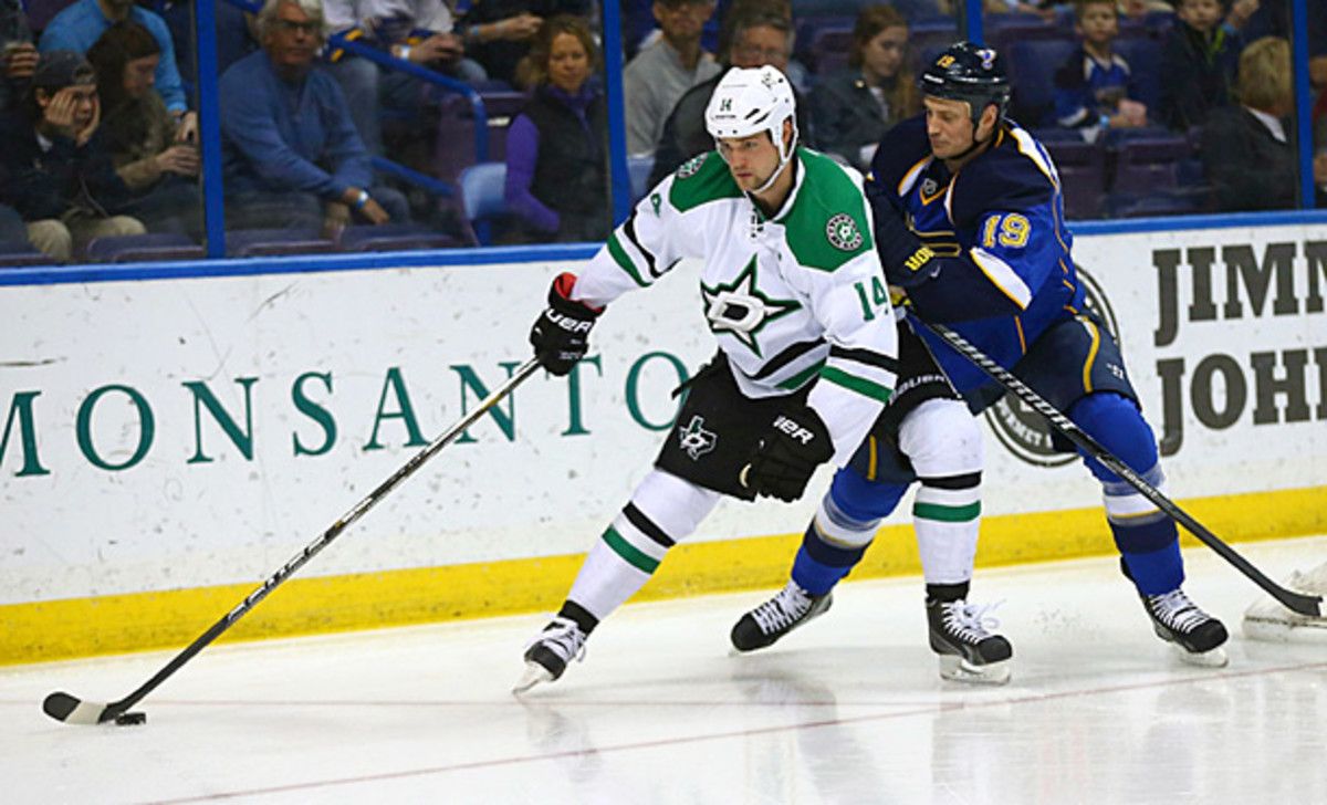 Jamie Benn of the Dallas Stars vs. the St. Louis Blues
