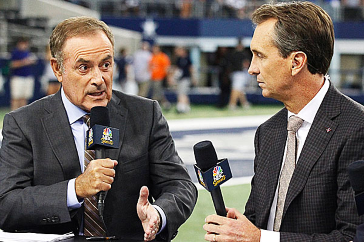 Al Michaels and Cris Collinsworth have been together on NBC since 2006. (Ray Carlin/Icon SMI)