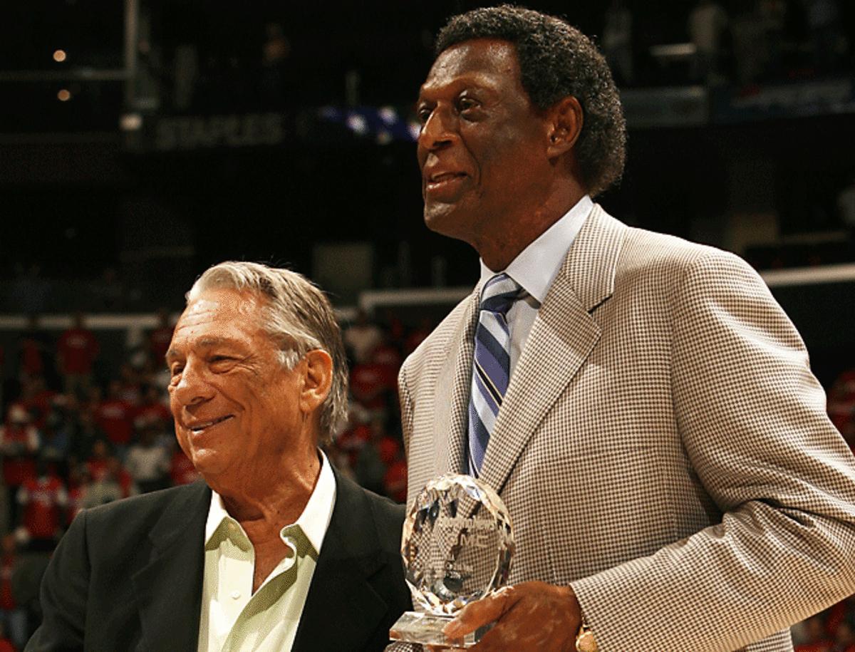Donald Sterling (left) will try to prove that, despite claims by Elgin Baylor and others, he's not racist.