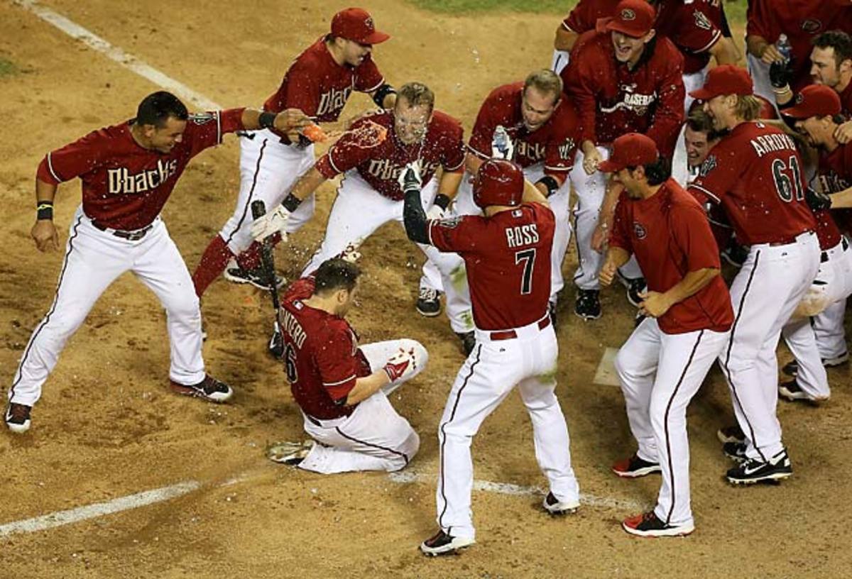 Baseball Walkoff Celebrations in 2014 Sports Illustrated