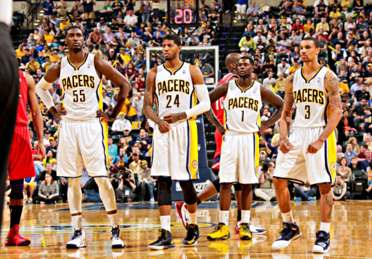Indiana's entire starting lineup will sit out Wednesday's game to rest up and nurse injuries. (Ron Hoskins/NBAE via Getty Images)