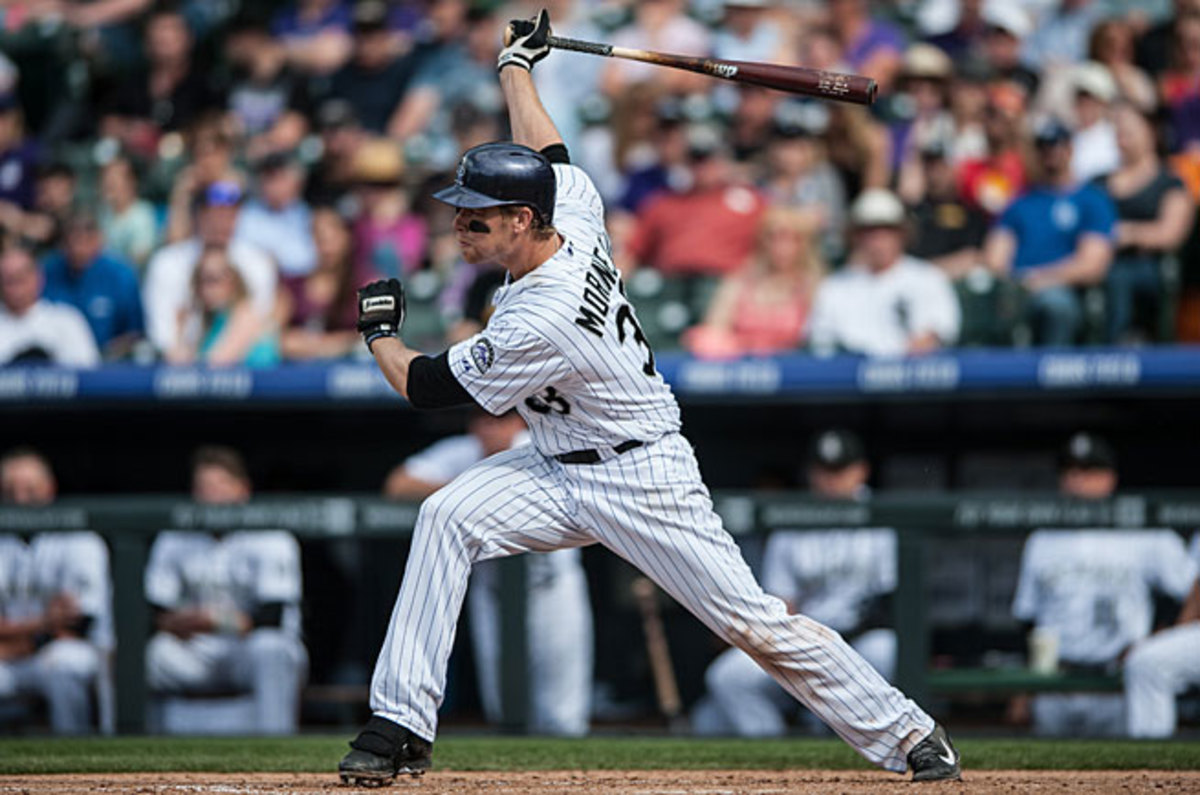 Justin Morneau is swinging the bat like he did before concussions derailed his career four years ago.